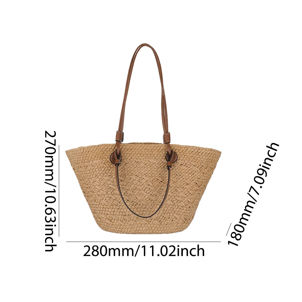 Straw Woven Tote Bags for Women