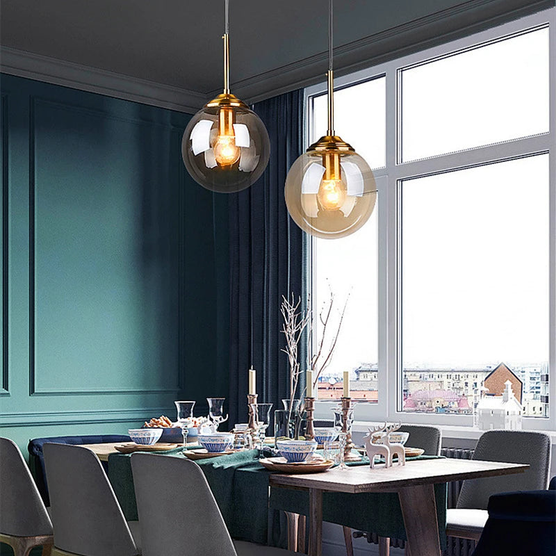 Modern Luxury Metal Hanging Pendant Lamp