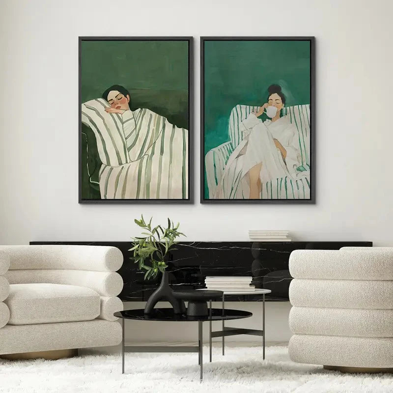 Abstract Character Canvas Wall Art,