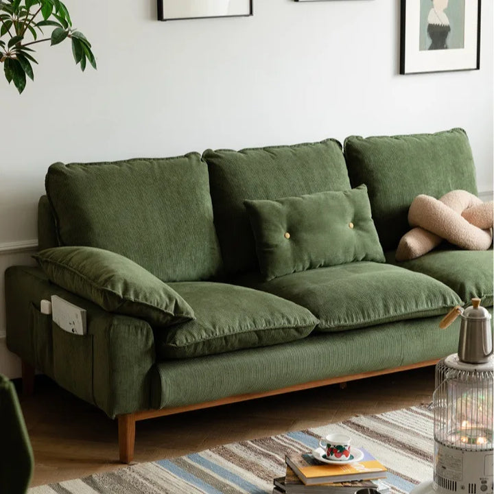 Comfortable Small Unit Fabric Sofa