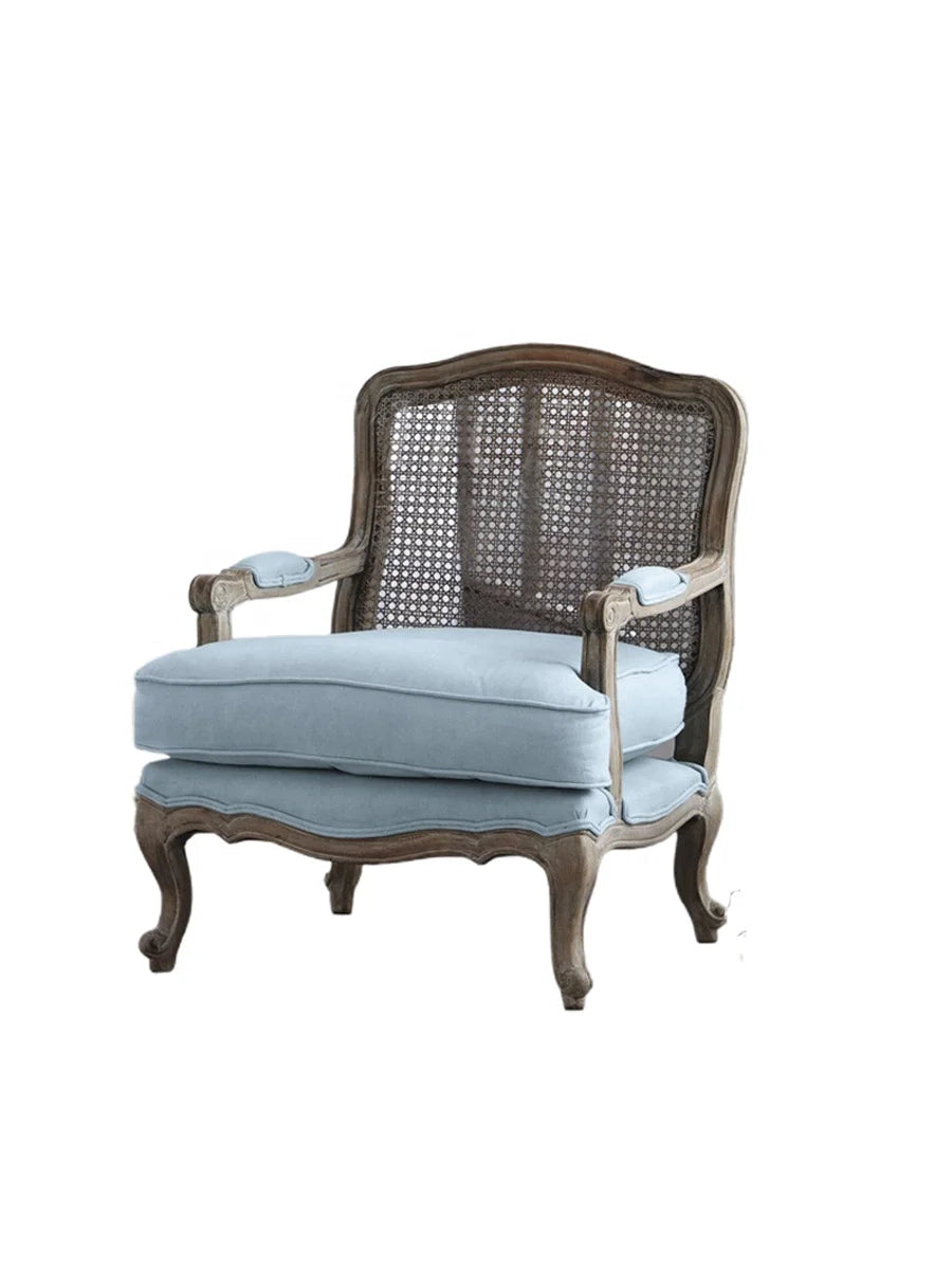 French farmhouse antique wooden armchair