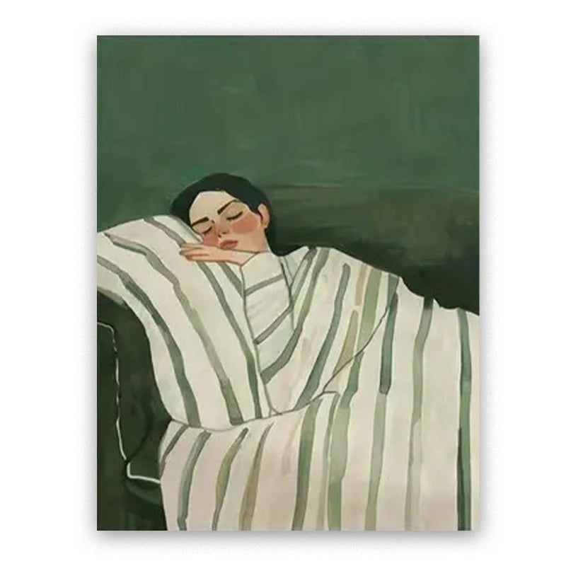 Abstract Character Canvas Wall Art,