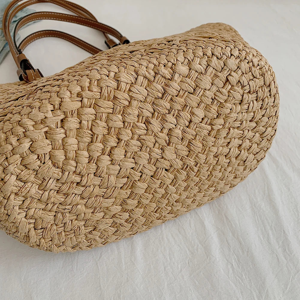 Straw Woven Tote Bags for Women