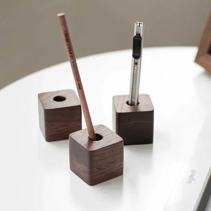 Wooden Pen Holder