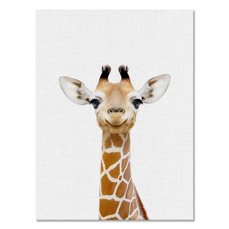 Baby Room Animal Wall Canvas Painting