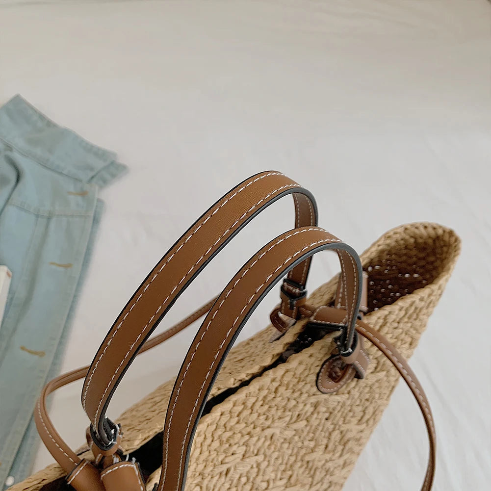 Straw Woven Tote Bags for Women
