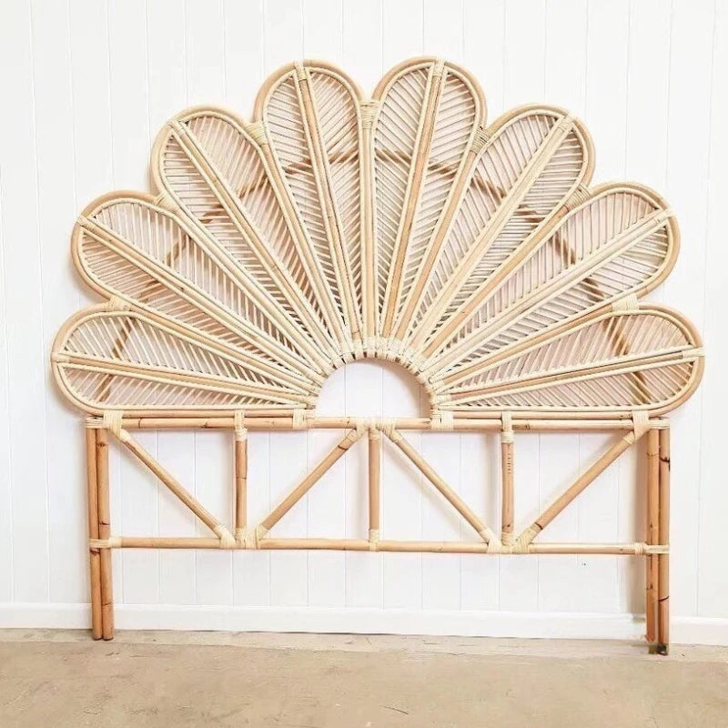 Nordic rattan Syle  headboard