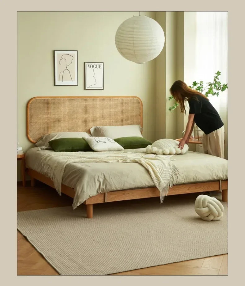 Rattan Solid Wood Headboards