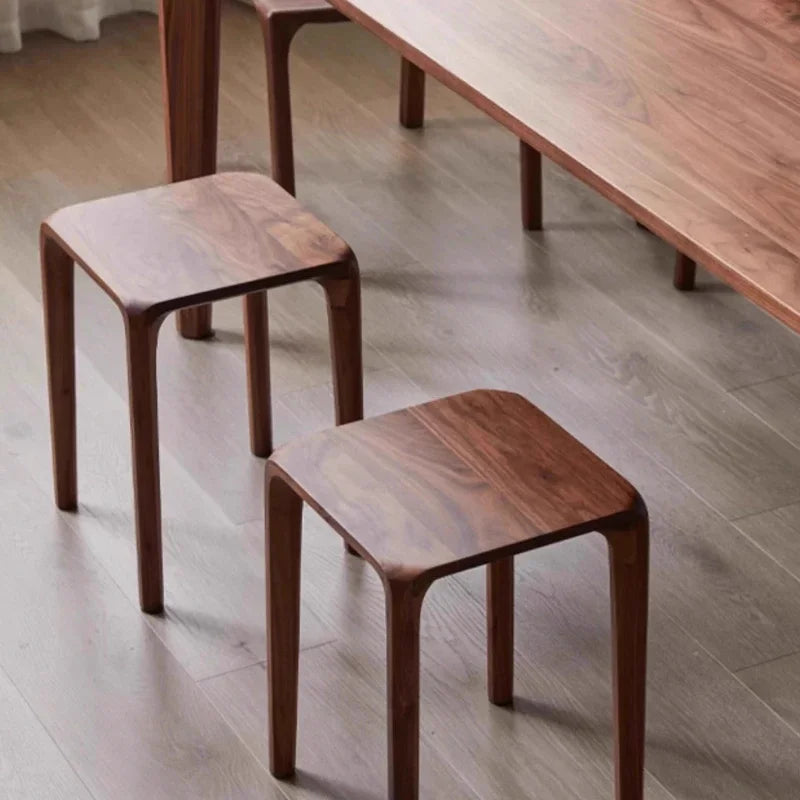 Black Walnut All-solid Wood Stool