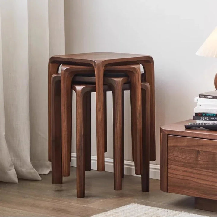 Black Walnut All-solid Wood Stool