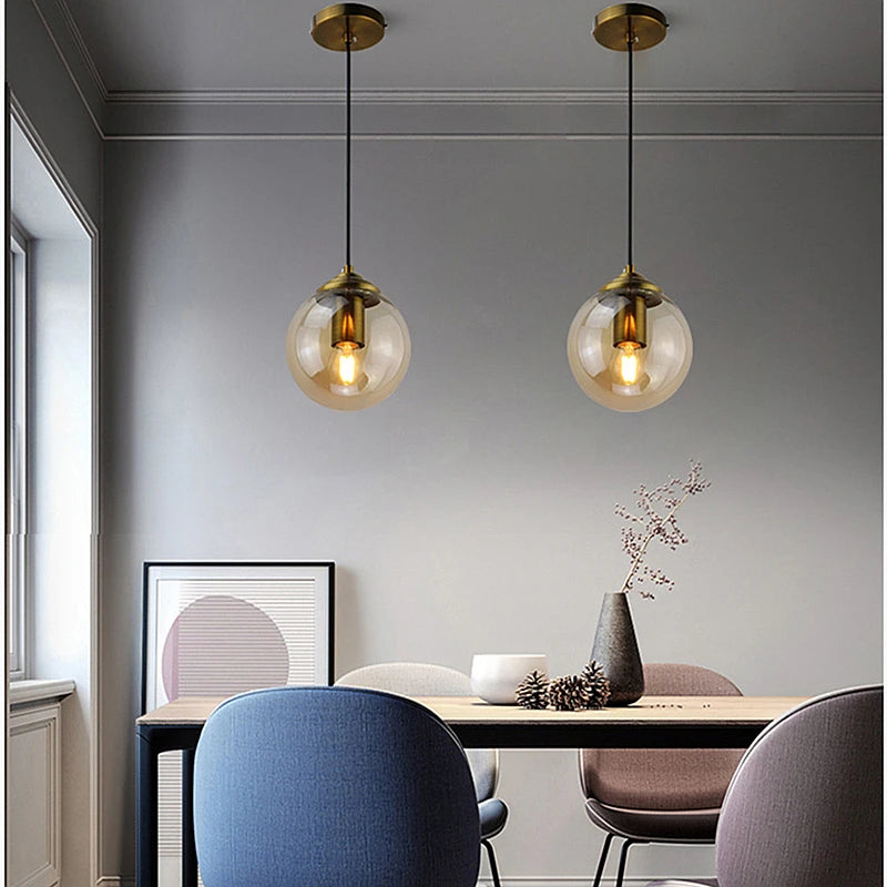 Modern Luxury Metal Hanging Pendant Lamp