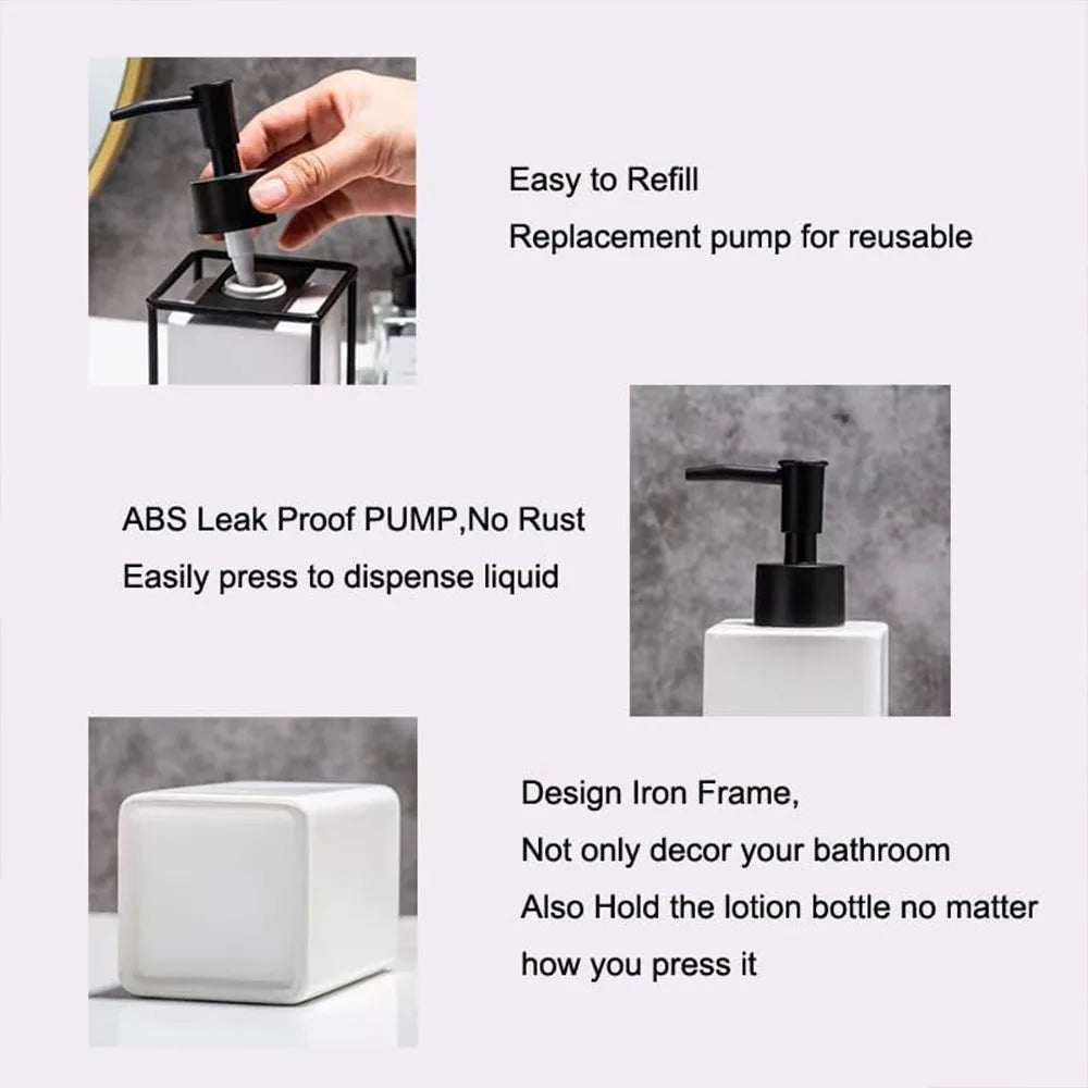 Ceramic Lotion Dispenser Bottles,