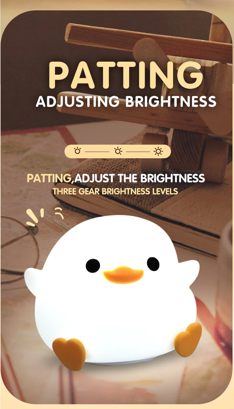 DoDo Duck Silicone LED Bedside Lamp