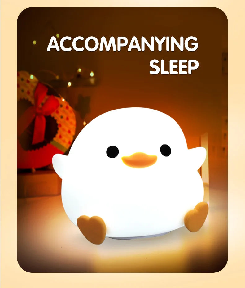 DoDo Duck Silicone LED Bedside Lamp