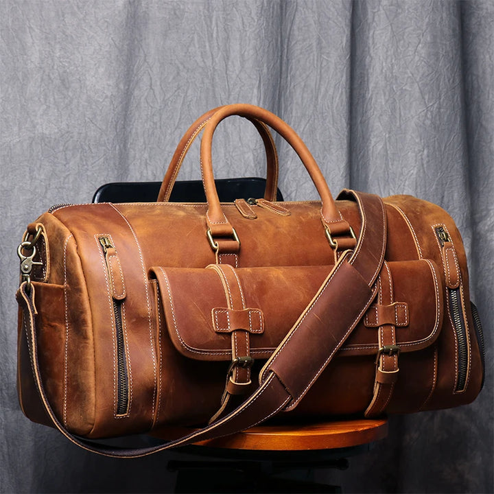 Vintage Genuine Leather Travel bag